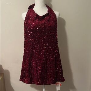 Snake-Print Long Sleeve Ruffled Mock Neck Dress - Brown